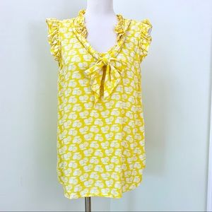 Rayon citrus blouse